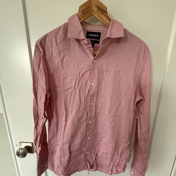 Bonobos Men's Slim Fit Medium Button Down Shirt - Picture 1 of 3